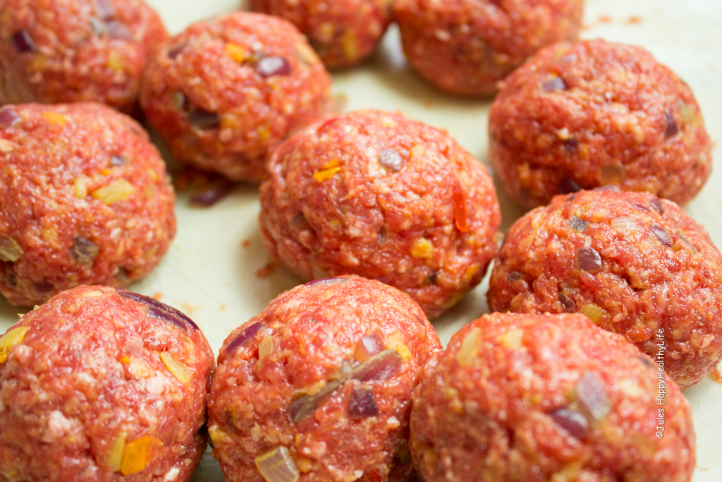 Meatballs for Asian Soup - Jules HappyHealthyLife