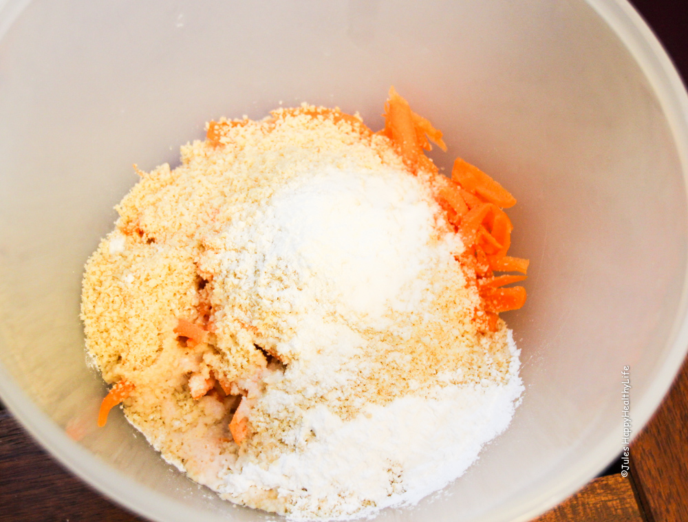 Vegan recipe for gluten free Carrot Apple Muffins