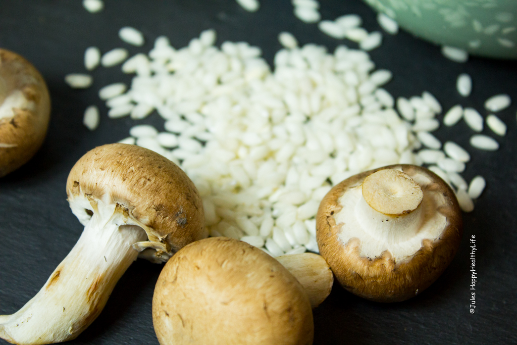 Vegan Mushroom Risotto with Porcini mushrooms