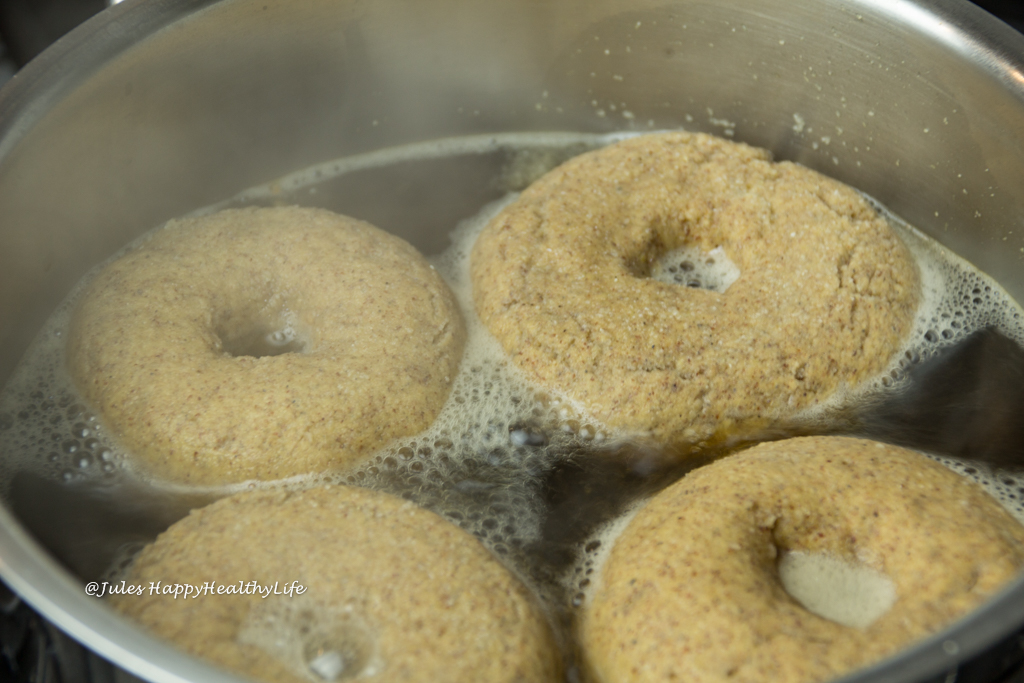 gluten-free bagels need to be as all bagels boiled in water