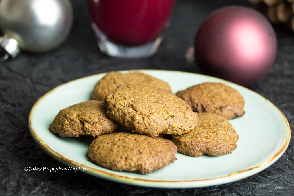 Gluten-free Gingersnap Cookies for Christmas