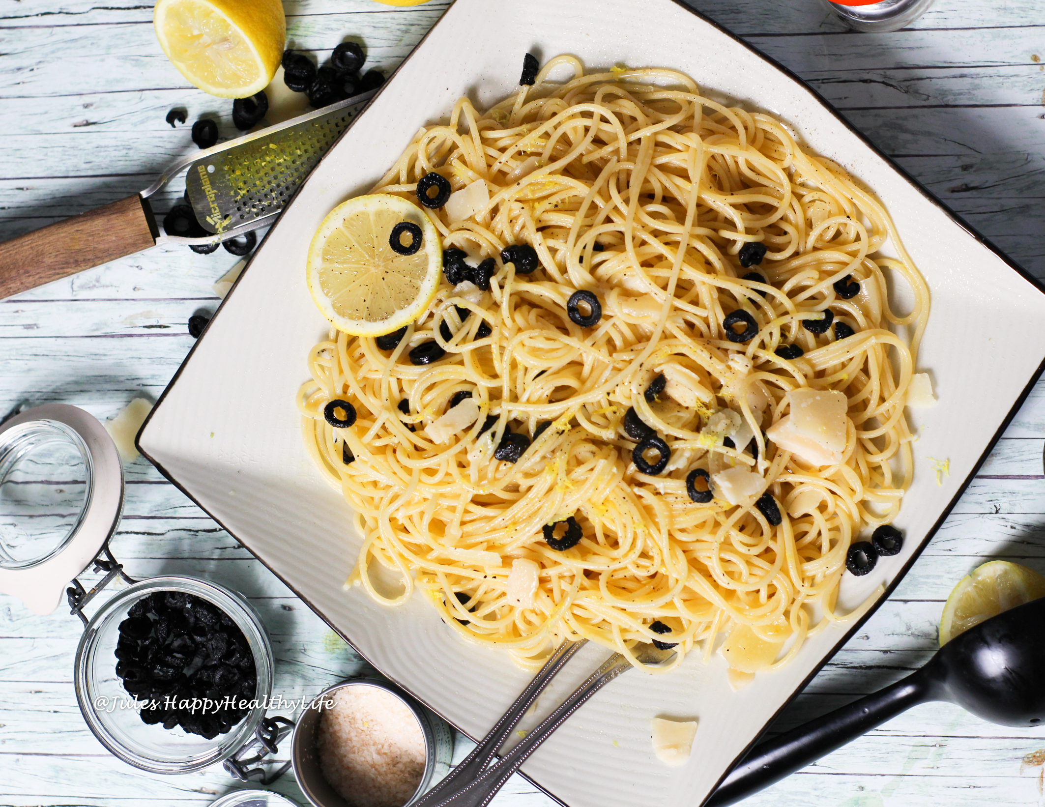 Rezept für Spaghetti mit Zitronensauce - Schnelles Rezept